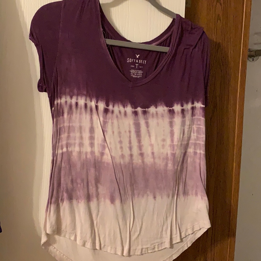 Purple Tie Dye Women’s T-shirt